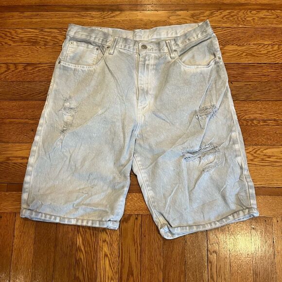Levi 569‎ acid wash jorts - Picture 3 of 7
